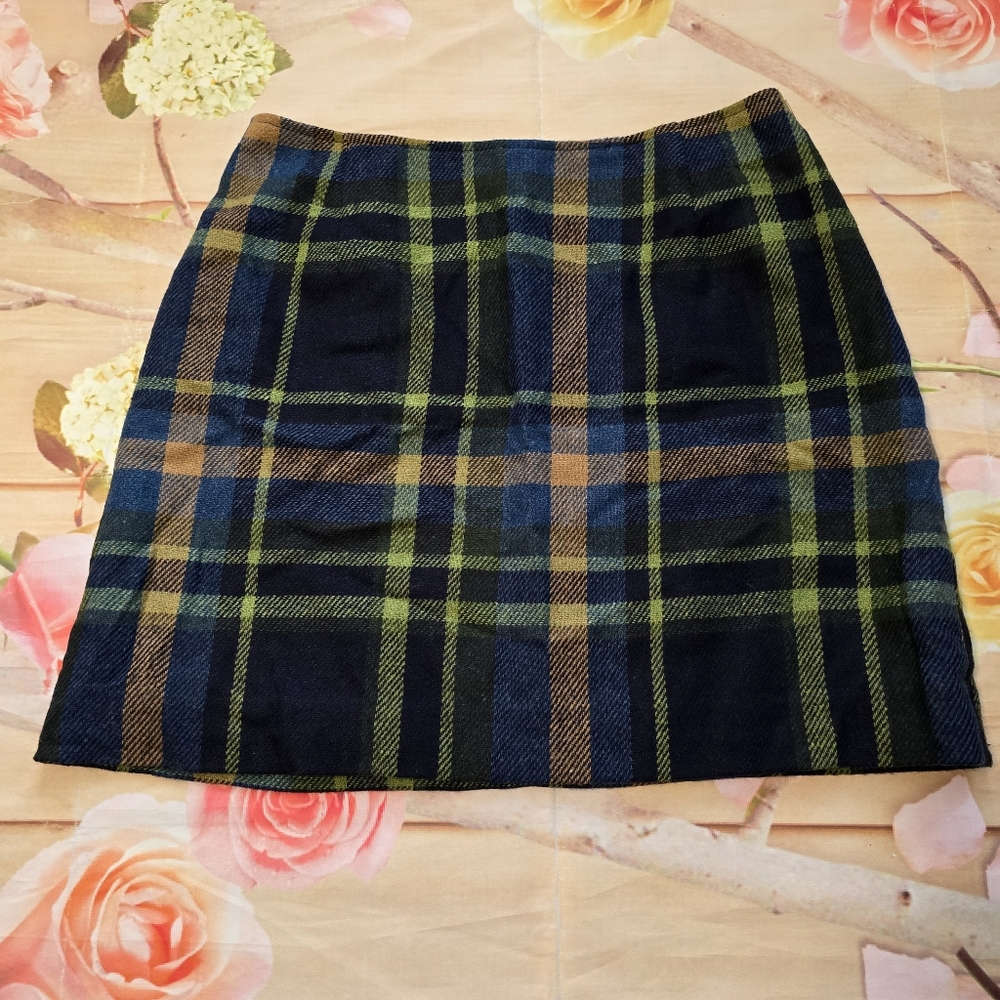 Vintage Maurices Plaid Skirt